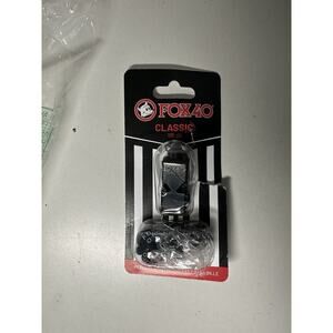 Fox 40 Classic Official Finger Grip Pealess Whistle 115 db